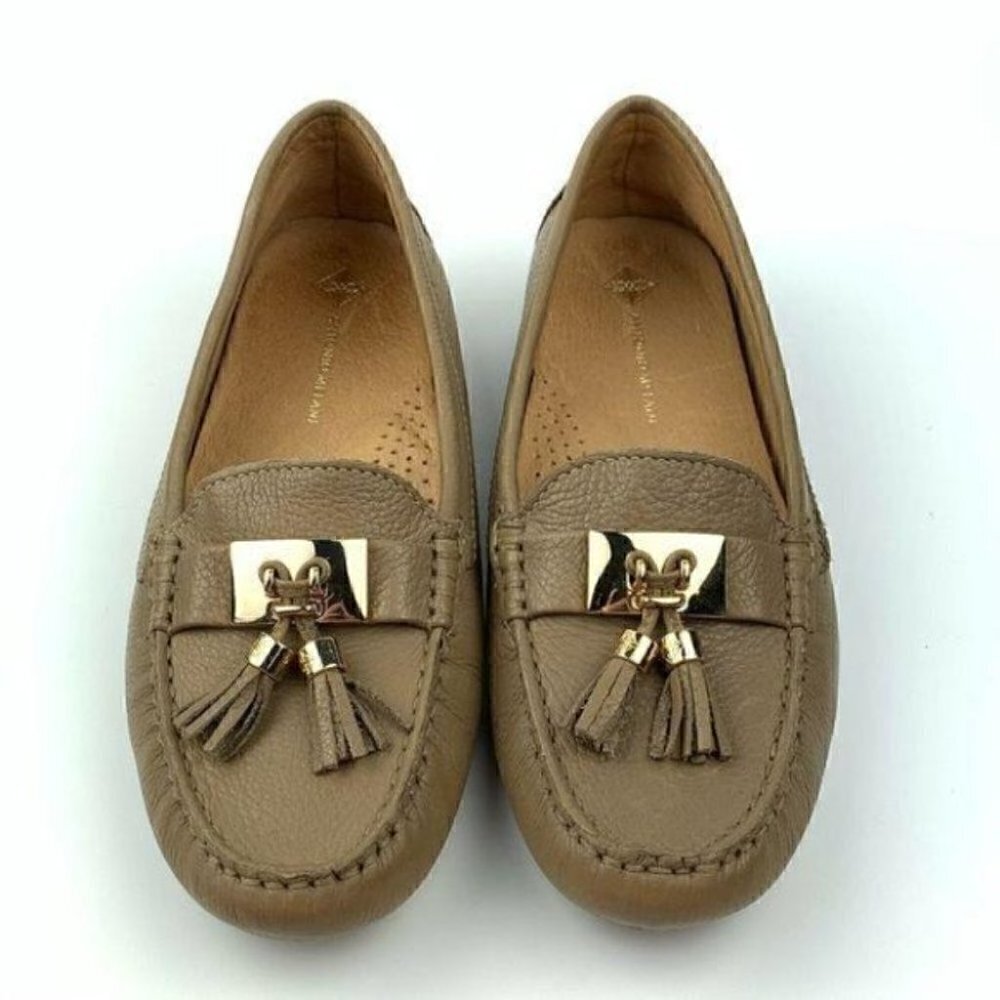 Antonio Melani flats 6.5 Barrin leather loafers - Picture 1 of 11